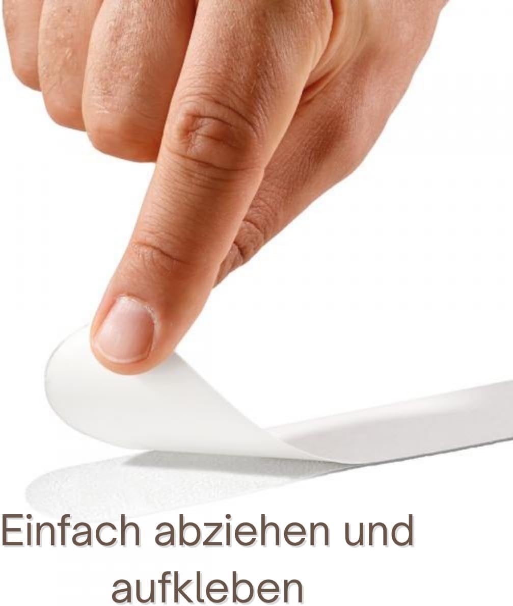 Anti-Rutsch-Streifen Treppe 16Stck. 65x5cm transparent und selbstklebend